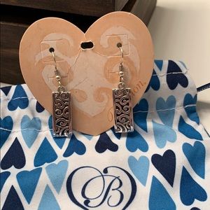 Brighton deco lace earrings. NWT